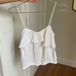 White cute summer top